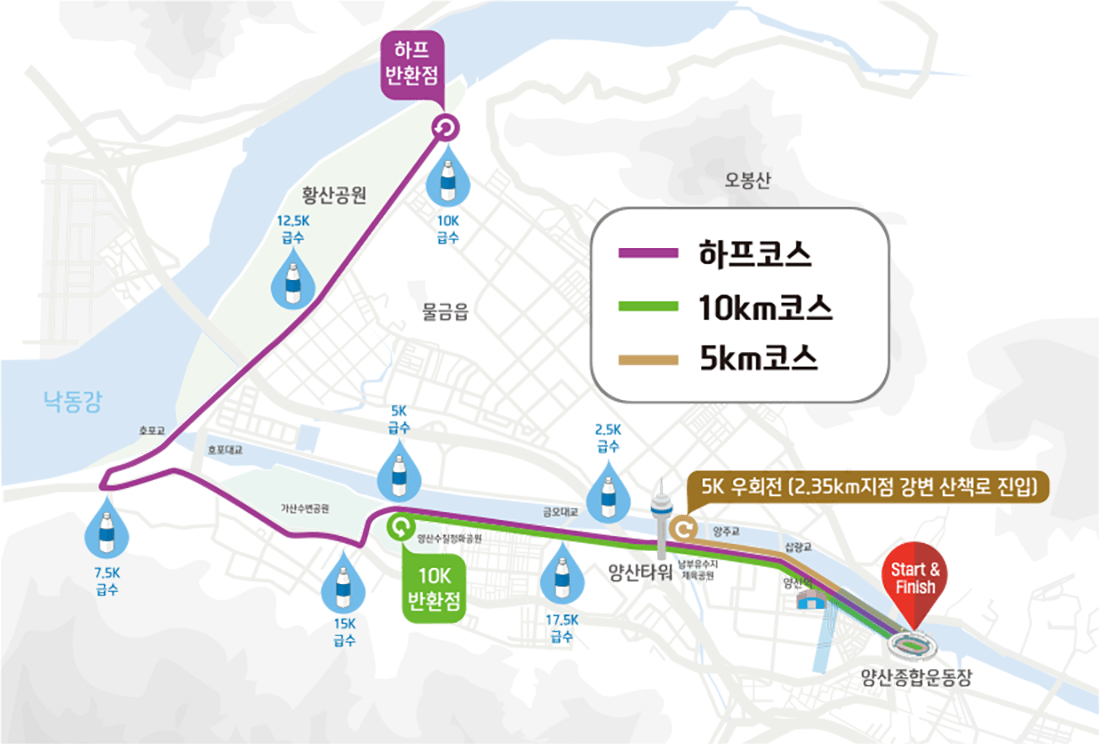 통합코스 지도 설명